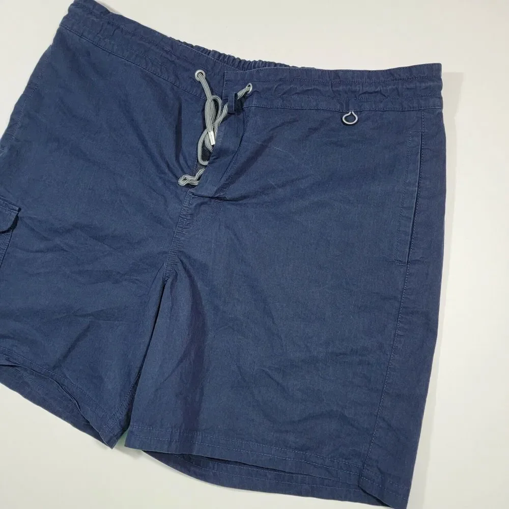 RLX Ralph Lauren Men's Swimming Shorts - Draw String - Washed Navy Blue -‎ XXL